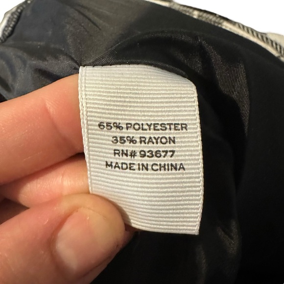 Stylus JCP Fuzzy Black/White Plaid Flannel Mini Skirt Lined NWT Sz 14 Classic - Picture 7 of 9